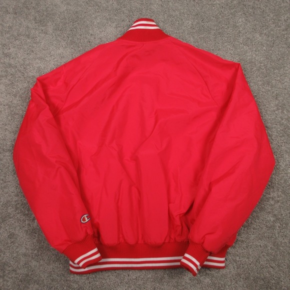 Vintage St Louis Cardinals Jacket Mens XL Red Champion Bomber Made In USA Logo - Picture 8 of 13